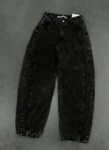 JEAN BARREL NEGRO #TICCA.01